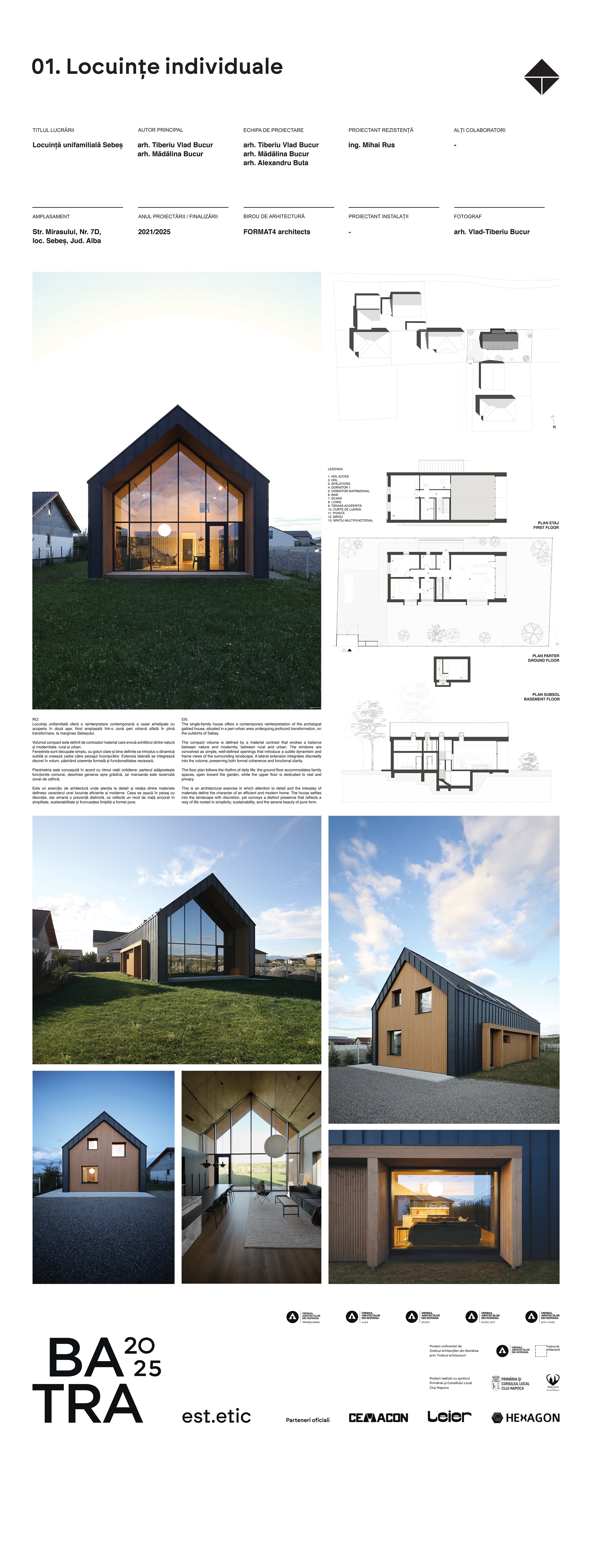 01 20 Locuință unifamilială Sebeș